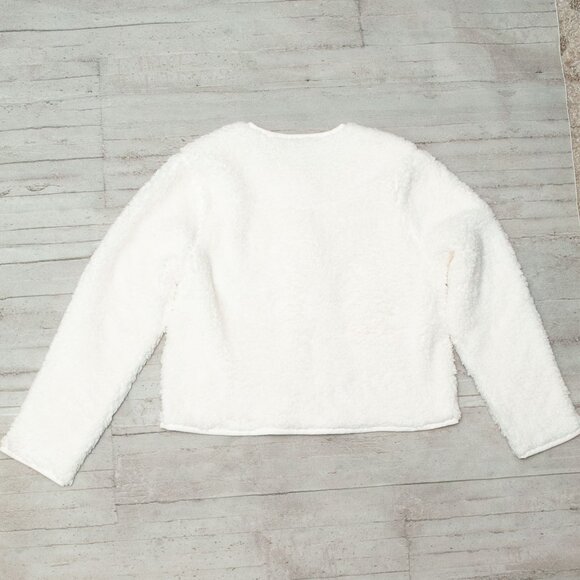 NWT J. Crew Lady Sherpa Jacket in Ivory size M - Picture 10 of 13